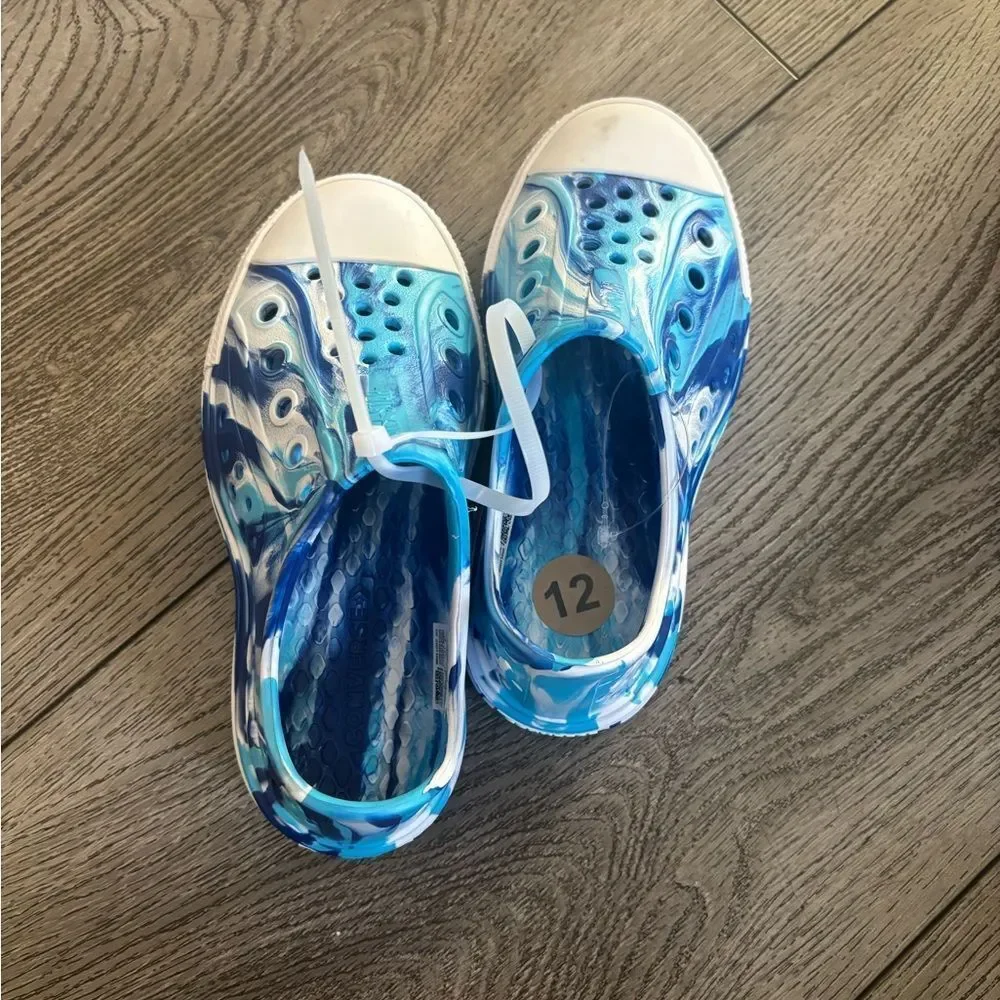 Convers Kids Blue Slip-On Shoes